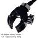Hair Dryer Holder 360 Degree Rotating 63inch Height Hands Blow Dryer Holder with Heavy Base Length & Angle Adjustable Hair Dryer Stand Compatible with Compact Styling Tools - Buy Online on GoSupps.com