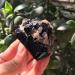 Natural Crystal Rough 1pcs Natural Black tourmarine and Crystal Specimen Reiki Healing Crystals Rough Gemstone for Home Decoration - Buy Online on GoSupps.com
