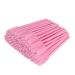 300PCS Eyelash Brush, Disposable Eyelash Mascara Brushes Wands Applicator Tools Makeup Brush Kits (Pink)
