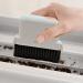 Shakven Hard Bristle Crevice Cleaning Brush - Multifunctional Grout Clean Brush Hard Bristle Crevice Cleaning Brush Grout Dustpan Cleaner Brush for Shower Tile Bathroom Orange1 - Buy Online on GoSupps.com