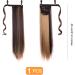 Traziewell Hair Extension with Hairband Ombre Hair Extensions Wrap Around Ponytail Extension Long Straight Synthetic Pony Tail Hair Extensions for Women 0612 - Buy Online on GoSupps.com