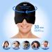 Migraine Relief Hat - Ice Head Wrap for Headache & Tension Relief + Gel Eyes Mask for Puffy Eyes - Buy Online on GoSupps.com