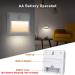 2-Pack Motion Detector LED Night Light - Battery Operated 3 Modes for Kids' Rooms Hallways & More - Natural White - Buy Online on GoSupps.com