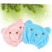Buy MERRYHAPY 4 Pcs Quick Dry Hair Towel Caps - Cartoon Shower Hats for Fast Drying Hair | International Shipping Available - Buy Online on GoSupps.com
