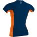 O'Neill Girls Premium Skins UPF 50+ Short Sleeve Rash Guard - Abyss/Papaya - Size 4 - Buy Online on GoSupps.com
