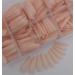 LuckForever 500pc Nude Pink Coffin False Nails - Press On Full Cover Ballerina Design with Case for Women Girls - DIY Manicure Fingernails - Buy Online on GoSupps.com