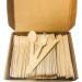 Wooden Cutlery Disposable Wood Utensils Compostable Cutlery Set for Camping Picnic Weddings Barbecue Birthday (200Pack - 50 Knives 100 Forks 50 Spoons) - Buy Online on GoSupps.com