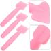 Didiseaon 12 Pcs Facial Mask Brush Makeup Cream Spoon Eye Cream Spatula Cosmetic Beauty Tool 10.00X3.00X1.30CMx4pcs Pinkx4pcs - Buy Online on GoSupps.com