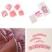 AJTUTUS 24x French Tip False Toenails Bowknot Press on Toe s Full Cover False Toenails Artificial s for Party - Buy Online on GoSupps.com