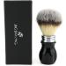 Synthetic Hair Shaving Brush for Men - Ergonomically Designed Wooden Handle in Black Color by Jag Shaving