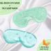 Gel Eye Mask + Silk Sleep Mask: Hot/Cold Therapy for Puffy Eyes, Dark Circles, Headaches - Adjustable Strap & Reusable (Light Green) - Buy Online on GoSupps.com