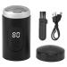 Electric Beard Trimmer USB Rechargeable IP7X Waterproof Washable 65000RPM Portable Digital Beard Trimming Groomer