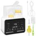 Baby Bottle Warmer Double Bottle Sterilizer with LCD Warmer Display Fast Baby Food Heating & Defrost Baby Food Warmer for Breastmilk & Formula with Accurate Temperature Control