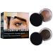 2PCS Eyebrow Pomade Waterproof Eyebrow Cream Brow Pomade Waterproof Smudge Proof Sweat Proof Long Lasting Natural Eyebrow Makeup for All Brow Shapes Light Brown & Taupe