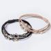 UaiUya 10pcs Small Gold Bead Hair Ties - Elastic Ponytail Holders for Women and Girls | Hair Tie Bracelets with Crystal Beads - Ideal for Thick, Thin, and Curly Hair (5 Colors) - Buy Online on GoSupps.com