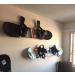 StoreYourBoard Minimalist Snowboard Display Rack - Wall Mount Storage (Black, Medium) - Buy Online on GoSupps.com