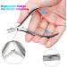 6 Pieces Cuticle Trimmer Set with Cuticle Pusher Cuticle Nipper and Pusher Set Stainless Steel Cuticle Trimmer Cutter Dead Skin Remover for Toenails and Fingernails Care - Buy Online on GoSupps.com