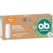 OB Organic Bio Tampons Super 3-Pack (48 pcs) - Eco-Friendly & Comfortable for International Shipping - Buy Online on GoSupps.com