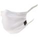 Trigema Unisex makeshift mouth and nose mask (reusable) with elastic band in a pack of 10 620000 Mask white one size