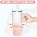 Apritsce Light Pink Silicone Sleeves for Stanley Cup & Quencher 40oz - Protective Water Bottle Cover - Buy Online on GoSupps.com