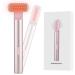Light-Therapy-Wand Red Light Therapy for Face and Neck - Facial Wand Red & Blue Rejuvenation Face & Eye Massager Skincare Tool (Pink)
