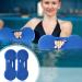 Lewtemi Water Exercise Discs - 2 Pack Hand Held Water Weight Equipment for Adults | Pool Aerobics Resistance Training in Blue - Buy Online on GoSupps.com