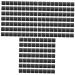 NUOBESTY 300 Pcs Square Anti-Oxidation Paper Jewelry Storage Tabs Tarnish Paper Jewelry Cloth Tarnish Jewelry Storage Necklace Stacker Clasp Jewlery Intercept Sterling Silver Rust Remover