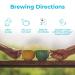 Organic White Tea 100 Tea Bags, 100% Organic, Unsweetened, Herbal Health Benefits, Lower Caffeine 100 Count - Buy Online on GoSupps.com