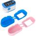 Oximeter Case Storage Protector Travel Blood Oxygen Silicone Home Cover Monitor for 2Pcs Holder Case Symbol Signs (Blue+) Blue+pink - Buy Online on GoSupps.com