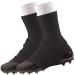 TCK Football Spat Cleat Covers (Orange, Large) Black Large