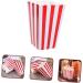 HOMSFOU 20 Pcs Boxes Popcorn Carton Classic Popcorn Containers Popcorn Bags Popcorn Containers Movie Night Gift Popcorn Machine Popcorn Packets Popcorn Buckets Decorate Paper Stripe - Buy Online on GoSupps.com