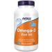 Now foods omega-3 Fish Oil 1000mg with EPA and DHA high dose 200 soft capsules laboratory tests soybreis gluten-free without genetic engineering