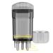 Applicateur D'huile Pour Cuir Chevelu | Peigne Massant Portable Distribution D'huile Capillaire Pour Femme | Soins Personnels L ger pour Toute la Famille Jeunes Femmes Hommes Adolescents Noir