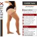 RIEMTEX Compression Stockings Class 1 CCL1 Support Stockings for Men & Women Closed Tip Classic Series 7131 Black & Beige Size 6 - Buy Online on GoSupps.com
