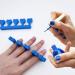 Toe Separator 12PCS Sponge Toe & Finger Separators for Nail Varnish Toe Dividers/Spacer for Nail Art Pedicure Manicure Nail Accessories Pink Blue Purple - Buy Online on GoSupps.com