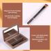 2 Color Eyebrow Powder Waterproof Natural Brow Powder Eyebrow Powder Duo Sculpting Kit for Girls Women Dark Brown and Gray - Buy Online on GoSupps.com