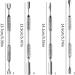 Cuticle Pusher Double Head Cuticle Pusher Stainless Steel Manicure Remover Manicure Tool for Fingernails Foot Nail Cuticle Pusher Stainless Steel Manicure Remover Manicure Tool Nail - Buy Online on GoSupps.com