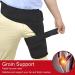 Brrnoo Groin & Hip Support - Pain Relief Compression Wrap for Men & Women with Adjustable Belt - Buy Online on GoSupps.com
