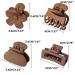 12Pcs Small Claw Hair Clips for Thin/Medium Thick Hair - Mini Matte Hair Jaw Clips for Women/Girls - 4 Style Nonslip Clip - Buy Online on GoSupps.com