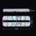 Buy Gzmayuen Nail Leaf Gold Flakes & Colorful Aurora Glass Paper Nail Glitter - 2 Box Nail Art Decoration Set - Buy Online on GoSupps.com