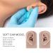 Silicone Ear Model - Stretchy & Soft Reusable 1 Pair for School & Doctor - Dark Skin Color - Buy Online on GoSupps.com