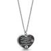 Custom Sterling Silver Medical Alert Necklace | Personalized Engraving | Heart Pendant Medic ID Jewelry for Women & Men | Free Shipping Globally - Buy Online on GoSupps.com