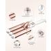 CkeyiN 3 Barrel Hair Waver 32mm - Professional Hair Crimper for Long Hair - 16 Temperatures Adjustable - Fast Heating Curling Wand - Rose Gold - Buy Online on GoSupps.com