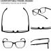 Eyekepper 5-Pack Bifocal Reading Glasses for Women - Large Frame +1.00 - Stylish Bi-Focal Readers in 5 Mix Colors - Buy Online on GoSupps.com