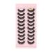 UAMOU Lashes Volume Fluffy Dense Russian Curling Fake Eyelashes Mink Eyes Extension Russian Strip Lashes handmade Cheerfully (Color : 10pairs 7D-32 Size : 30 Boxes)