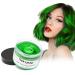 Green Hair Wax Color, SOVONCARE Temporary Hair Dye Wax Natural Instant Hairstyle Cream for Women & Men Party, Cosplay, Halloween 4.23 oz (Green) 4.23 Ounce (Pack of 1) #2 Green