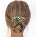 yangzerang Vintage Hair Barrettes French Retro Hair Clips Women French Hair Clips Vintage Leaf Pearls Bronze Hair Clips Gold - Buy Online on GoSupps.com