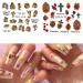 Valentines Day Nail Art Stickers - Cupid & Angel Designs - 8 Sheets Water Transfer Foil Decals for Women & Girls - Heart Nail Decorations - Buy Online on GoSupps.com