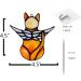 BOXCASA Angel Cat Stained Glass Window Hanging Decor - Memorial Gift Ornament with White Cat Suncatcher Design - Buy Online on GoSupps.com