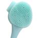 Raguso Manual Silicone Face Scrubber & Facial Cleansing Brush - Eco-Friendly Green Makeup Cleaning Tool - Buy Online on GoSupps.com
